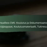 featured-image-headless-cms-koulutus-ja-dokumentaatio-kayttajaoppaat-koulutusmateriaalit-tukiresurssit